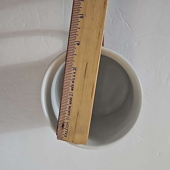 Design Pac Christmas Mug Oversized Red Grey White Plaid Pattern. Pre-owned - Picture 5 of 5